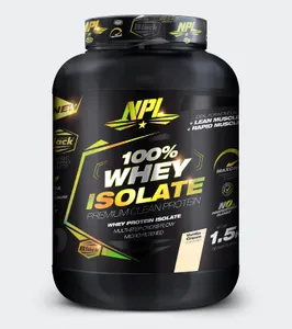 100% WHEY PROTEIN ISOLATE 1.5KG VANILLA ICE CREAM