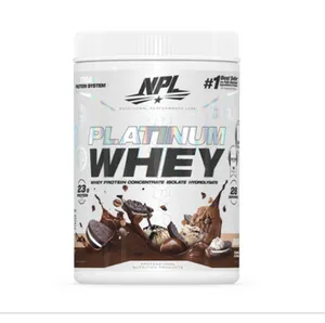 PLATINUM WHEY 908G COOKIES & CREAM